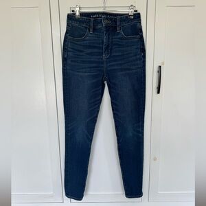 American Eagle Outfitters Super High Rise Jegging, The Dream Jean, Size 4 Short